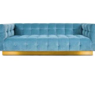 Aesthetic Couch Velvet 3 Seater