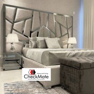 Queen Size Bed With Side Pedestals