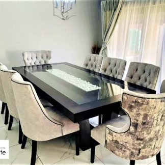 8 Seater Dining Set Choose From Different Fabric Options