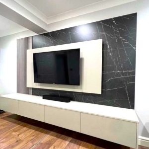 Delta Floating TV Stand Size 2500mm×1700mm 