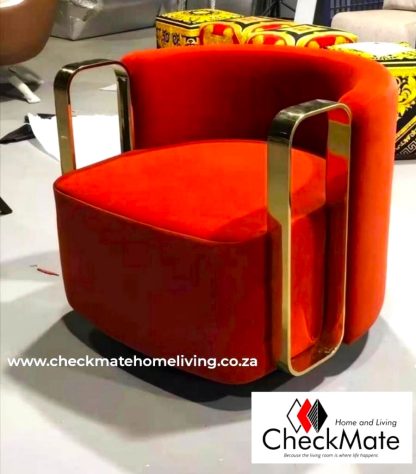 Opencast Occasional Velvet Chair