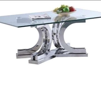 Dining Table Stainless Steel Mercury 8 Seater