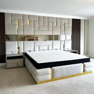 King Size Bed(Galaxy) Velvet