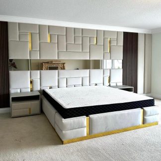 King Size Bed(Galaxy) Velvet