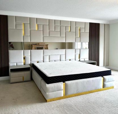 King Size Bed(Galaxy) Velvet