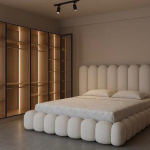 Kereh Bed Set Queen Size Together with Wadrobe